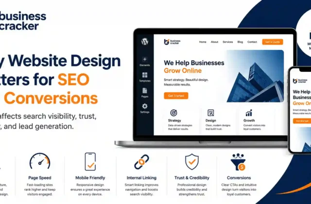 Website design for SEO and conversions for business websites